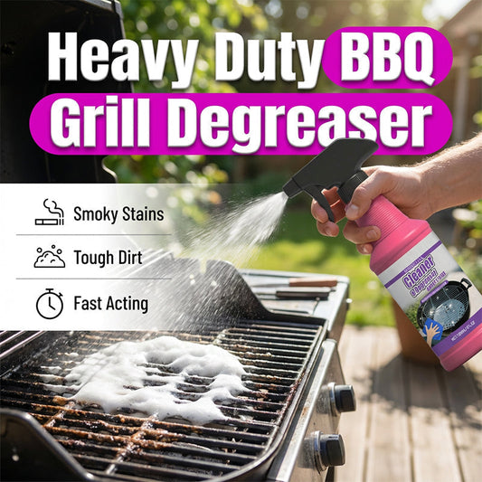 🧽BUY 2 GET 1 FREE! Fast-Acting Heavy-Duty BBQ Grill Degreaser Spray – Powerful Foam Removes Burnt Grease, Smoky Stains & Tough Dirt for Outdoor Barbecue Grills
