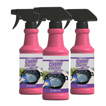 🧽BUY 2 GET 1 FREE! Fast-Acting Heavy-Duty BBQ Grill Degreaser Spray – Powerful Foam Removes Burnt Grease, Smoky Stains & Tough Dirt for Outdoor Barbecue Grills