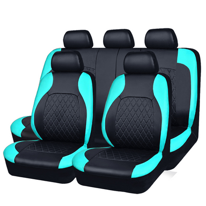 🎁2026 New Arrivals 50% OFF💥9-Piece Quilted Faux Leather Seat Covers – Car Interior Accessory ⏰