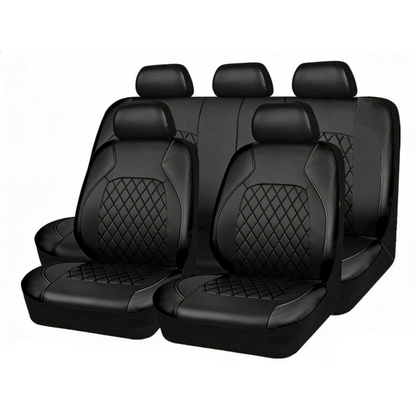 🎁2026 New Arrivals 50% OFF💥9-Piece Quilted Faux Leather Seat Covers – Car Interior Accessory ⏰