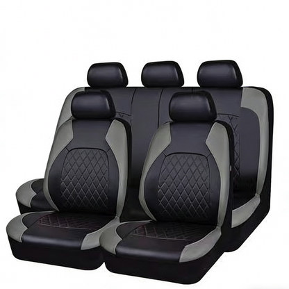 🎁2026 New Arrivals 50% OFF💥9-Piece Quilted Faux Leather Seat Covers – Car Interior Accessory ⏰