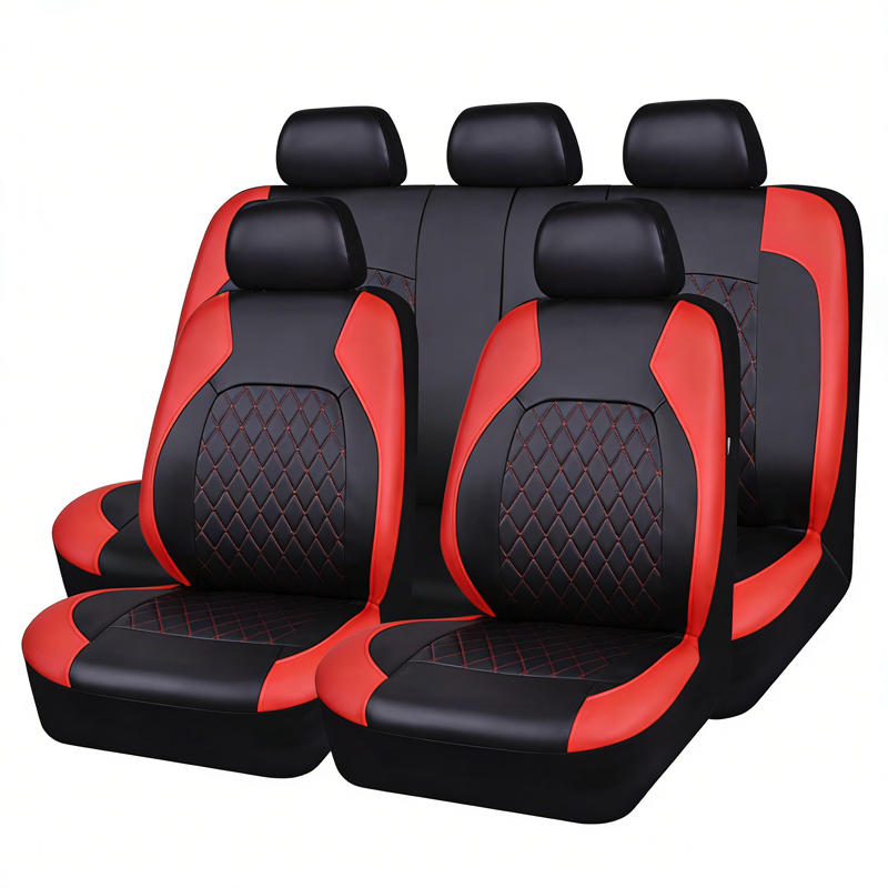 🎁2026 New Arrivals 50% OFF💥9-Piece Quilted Faux Leather Seat Covers – Car Interior Accessory ⏰