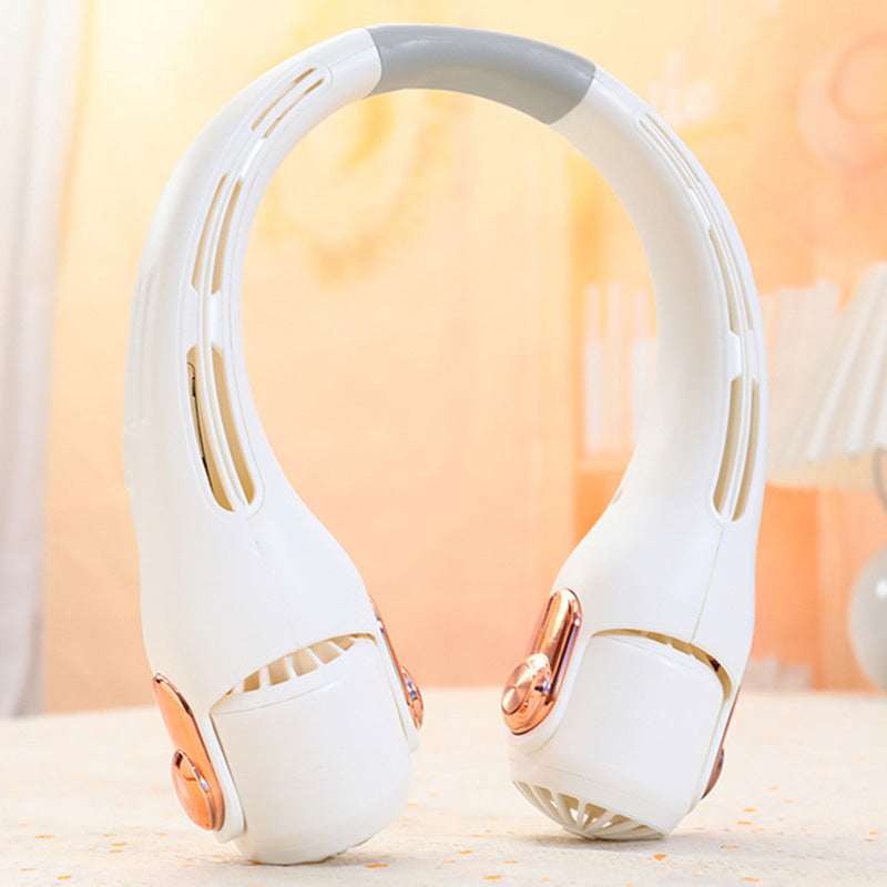 🌀 LIMITED-TIME 50% OFF! 💥 360° Rotating Neck Fan – Ultra Quiet, 3 Speeds, Hands-Free, Long Battery ✨