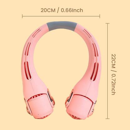 🌀 LIMITED-TIME 50% OFF! 💥 360° Rotating Neck Fan – Ultra Quiet, 3 Speeds, Hands-Free, Long Battery ✨