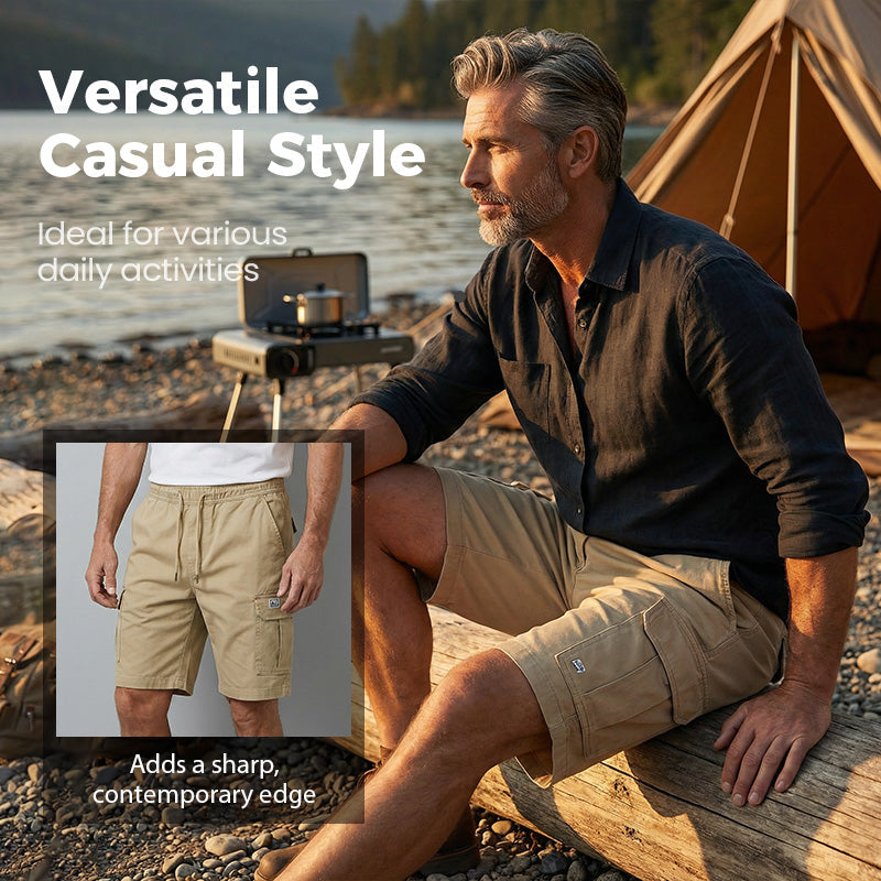 ⏰ LIMITED TIME: 50% OFF SUMMER SPECIAL! Men’s Casual Cargo Shorts with Drawstring ✅ Premium Comfort ✅ Breathable Fabric ✅ Secure Storage Buy More, Save More! 📦
