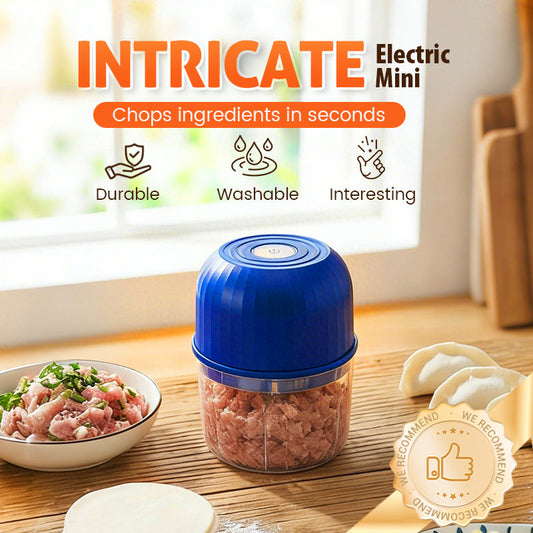 ⏰ SPARE 50%: Kabelloser Mini Food Chopper! 🔥 Nur für kurze Zeit! Effizientes Schneiden ohne Stress.