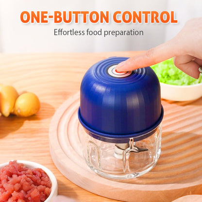 ⏰ SPARE 50%: Kabelloser Mini Food Chopper! 🔥 Nur für kurze Zeit! Effizientes Schneiden ohne Stress.