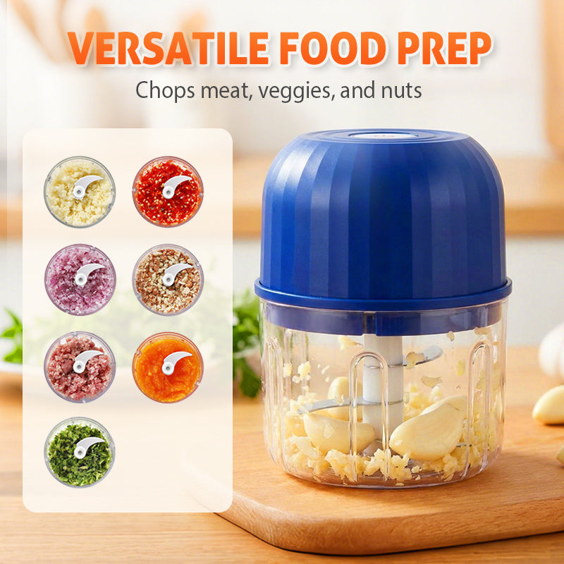 ⏰ SPARE 50%: Kabelloser Mini Food Chopper! 🔥 Nur für kurze Zeit! Effizientes Schneiden ohne Stress.