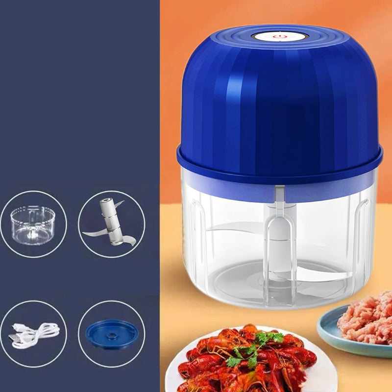 ⏰ SPARE 50%: Kabelloser Mini Food Chopper! 🔥 Nur für kurze Zeit! Effizientes Schneiden ohne Stress.