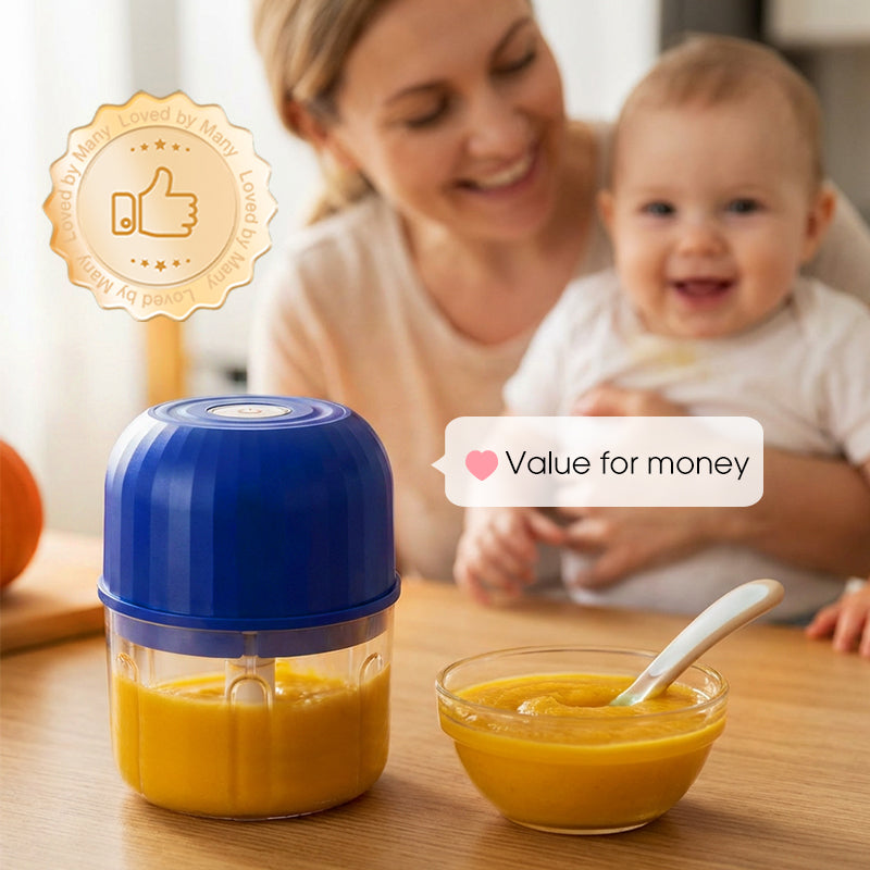 ⏰ SPARE 50%: Kabelloser Mini Food Chopper! 🔥 Nur für kurze Zeit! Effizientes Schneiden ohne Stress.