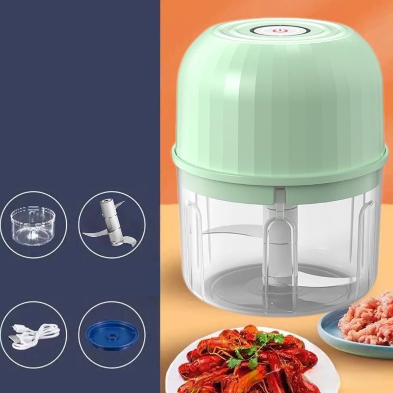 ⏰ SPARE 50%: Kabelloser Mini Food Chopper! 🔥 Nur für kurze Zeit! Effizientes Schneiden ohne Stress.