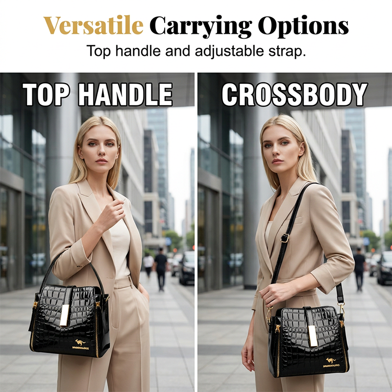 ⏰ 40% RABATT: Glossy Krokodil-Handtasche! Eleganter Look, perfekt für jeden Anlass. Jetzt zuschlagen!
