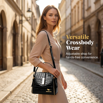 ⏰ 40% RABATT: Glossy Krokodil-Handtasche! Eleganter Look, perfekt für jeden Anlass. Jetzt zuschlagen!