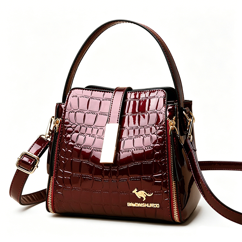 ⏰ 40% RABATT: Glossy Krokodil-Handtasche! Eleganter Look, perfekt für jeden Anlass. Jetzt zuschlagen!