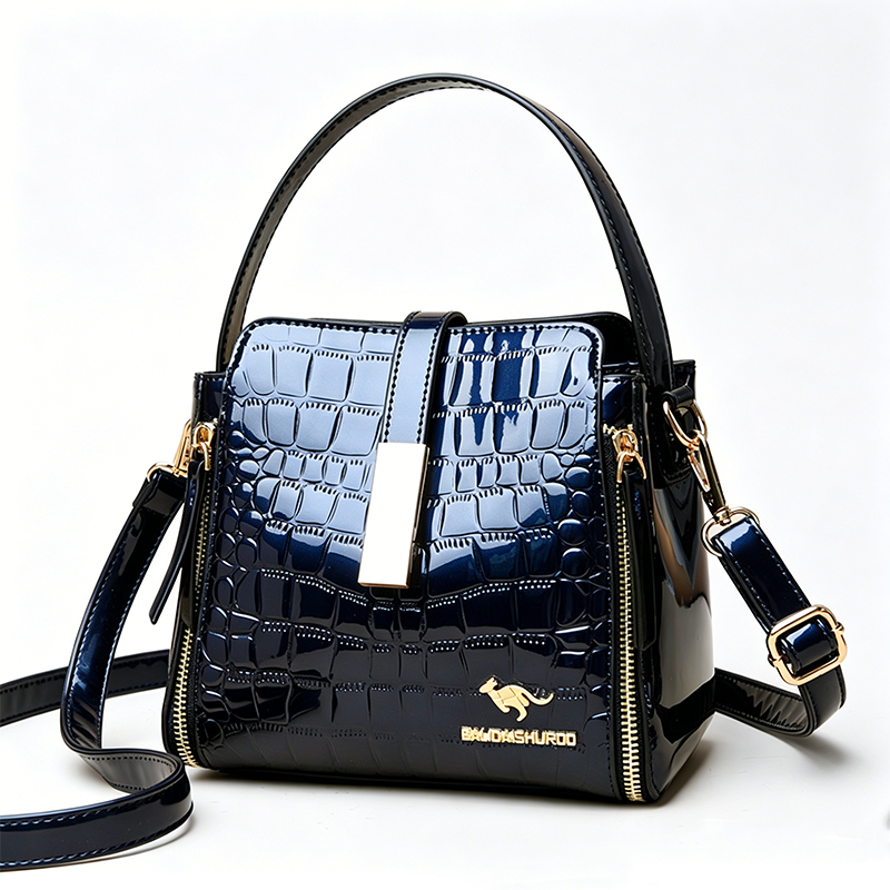 ⏰ 40% RABATT: Glossy Krokodil-Handtasche! Eleganter Look, perfekt für jeden Anlass. Jetzt zuschlagen!