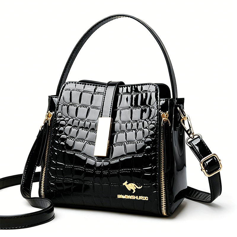 ⏰ 40% RABATT: Glossy Krokodil-Handtasche! Eleganter Look, perfekt für jeden Anlass. Jetzt zuschlagen!