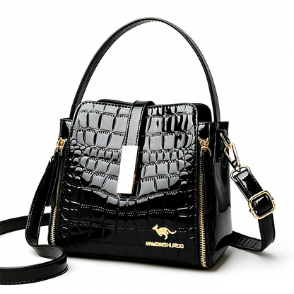⏰ 40% RABATT: Glossy Krokodil-Handtasche! Eleganter Look, perfekt für jeden Anlass. Jetzt zuschlagen!