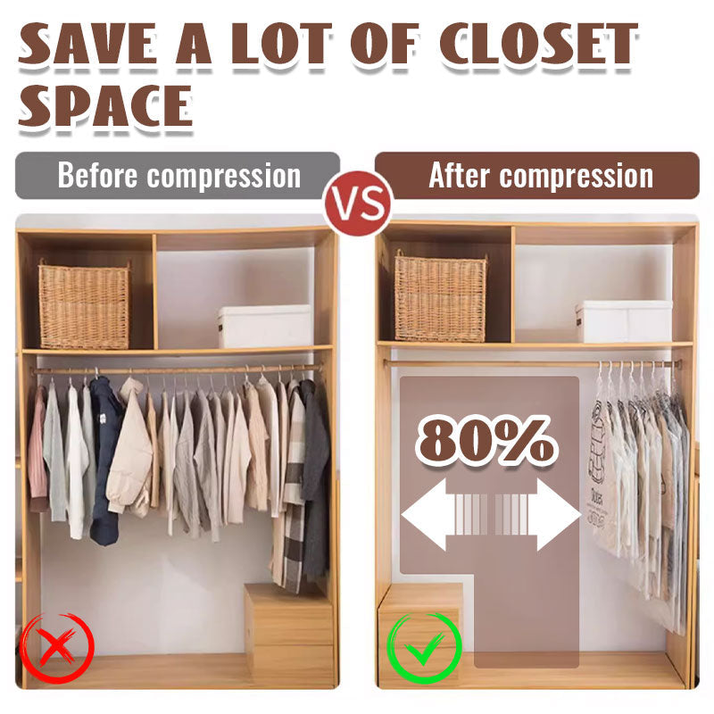 Save space, keep clothes dust-free & fresh. Limited time!