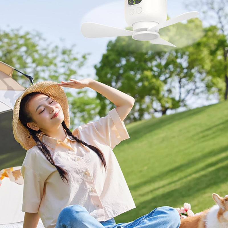 ☀️ 50% OFF SUMMER SALE: Rechargeable Ceiling Fan with LED Light! Stay cool anywhere – no wiring needed. Limited time offer!