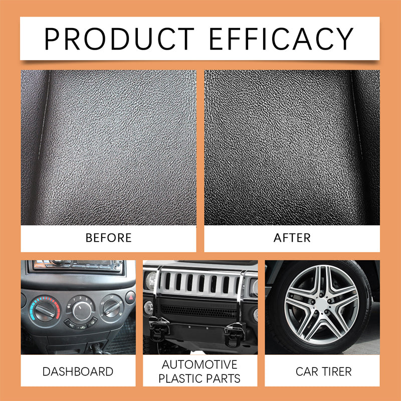 ⏰ 50% OFF: Make Your Car Look New Again! Auto plastic restorer kit. Restores faded trim in minutes.