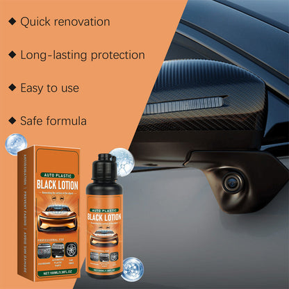 ⏰ 50% OFF: Make Your Car Look New Again! Auto plastic restorer kit. Restores faded trim in minutes.