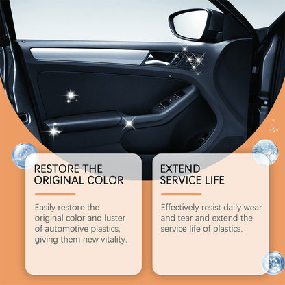 ⏰ 50% OFF: Make Your Car Look New Again! Auto plastic restorer kit. Restores faded trim in minutes.