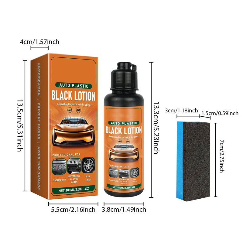 ⏰ 50% OFF: Make Your Car Look New Again! Auto plastic restorer kit. Restores faded trim in minutes.