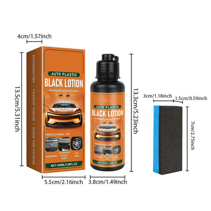 ⏰ 50% OFF: Make Your Car Look New Again! Auto plastic restorer kit. Restores faded trim in minutes.