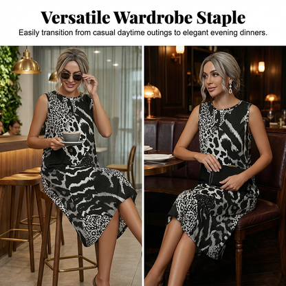 50% Off Women's Summer Leopard Midi Dress
