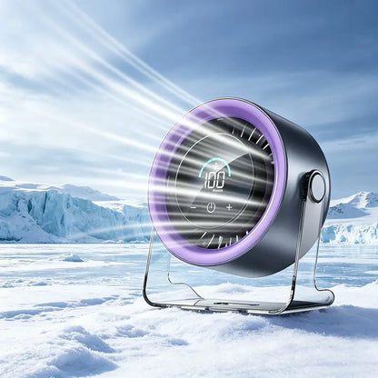 High-Speed Desktop Fan with TEC Cooling | 50% Off Summer Sale