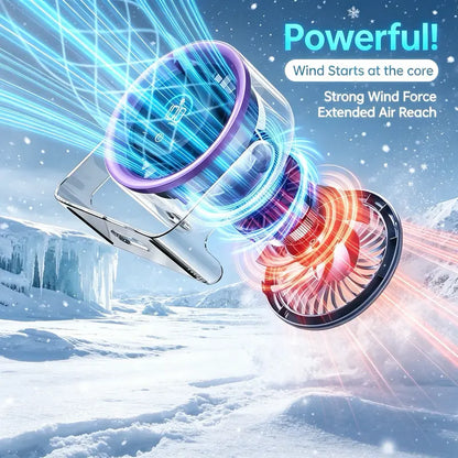 High-Speed Desktop Fan with TEC Cooling | 50% Off Summer Sale