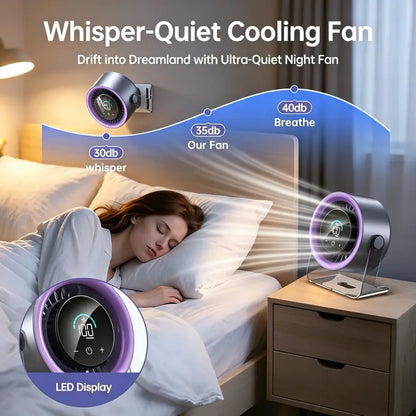 High-Speed Desktop Fan with TEC Cooling | 50% Off Summer Sale