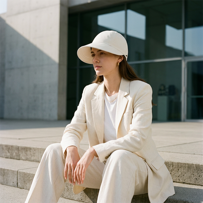 🔥LAST DAY SALE: ONLY ￡15.99!!🎁✨Women’s UPF 50+ Elegant Foldable Sun Hat – Wide-Brim Cotton Bucket Hat with Neck Flap & Adjustable Strap 🌞🇬🇧 | Packable, Breathable & Beach-Ready
