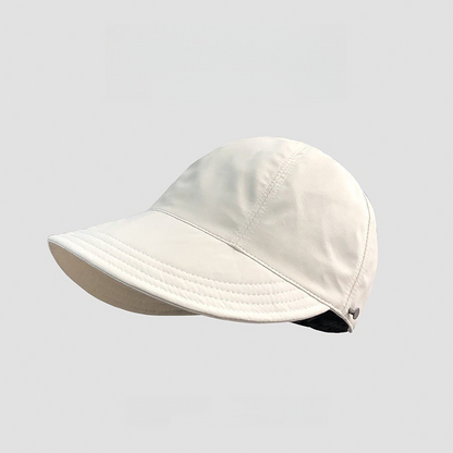 🔥LAST DAY SALE: ONLY ￡15.99!!🎁✨Women’s UPF 50+ Elegant Foldable Sun Hat – Wide-Brim Cotton Bucket Hat with Neck Flap & Adjustable Strap 🌞🇬🇧 | Packable, Breathable & Beach-Ready
