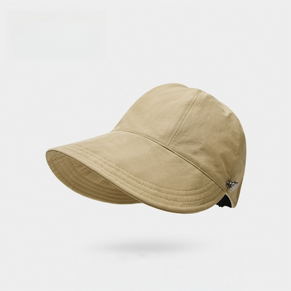 🔥LAST DAY SALE: ONLY ￡15.99!!🎁✨Women’s UPF 50+ Elegant Foldable Sun Hat – Wide-Brim Cotton Bucket Hat with Neck Flap & Adjustable Strap 🌞🇬🇧 | Packable, Breathable & Beach-Ready