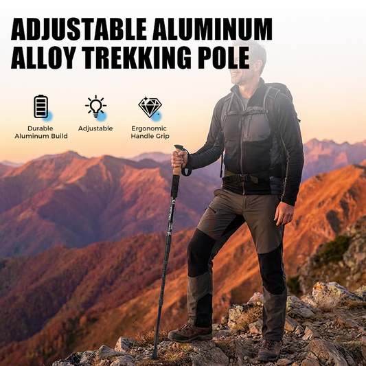 🔥50% Off--Adjustable Aluminum Alloy Trekking Pole
