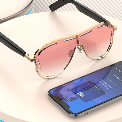 50% Off | Smart Bluetooth Translation Glasses – Real-Time Translation, Calls & Music