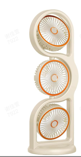 ⏳Time-Limited Special⏰3‑Head USB Fan 2026 – 360° Cool Air, 5 Speeds, Rechargeable – Anywhere You Need It