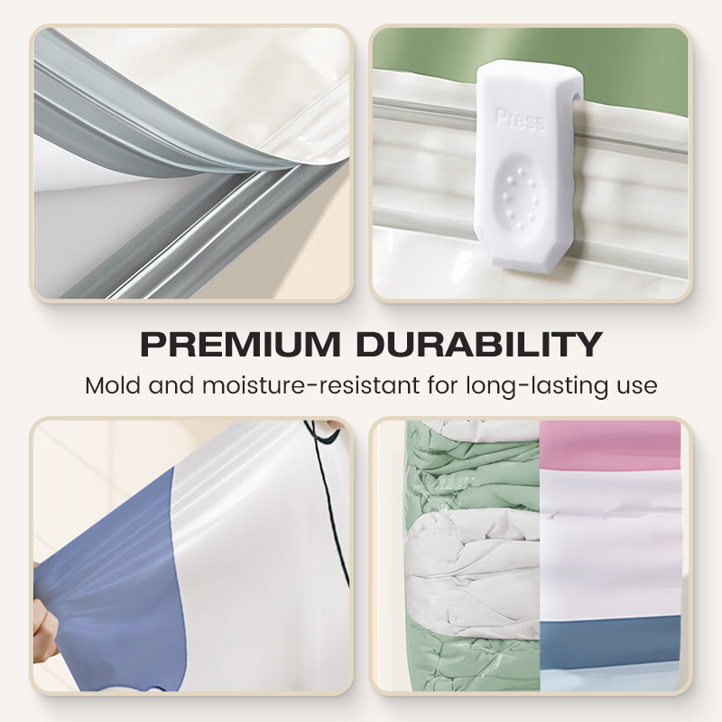 🧳 50% Off | No-Pump Vacuum Storage Bags – Just Press to Save 80% Space! 💨