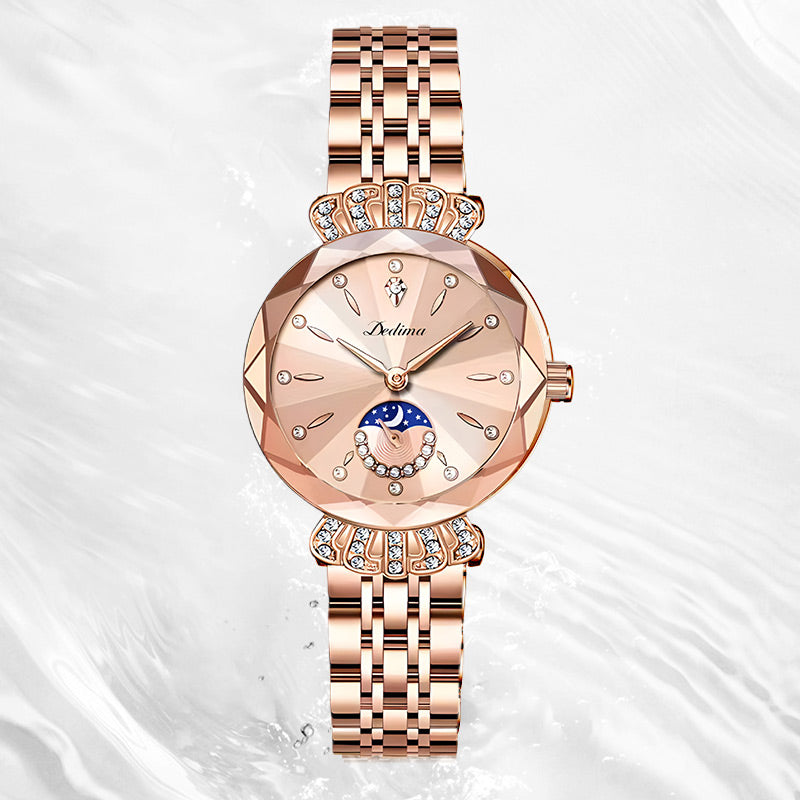 🌙✨ Fashionable Star & Moon Watch for Women ✨💎
