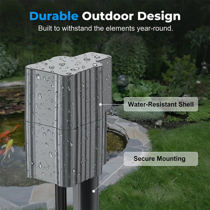☀️ Solar Pond Aerator with Air Pump – Crystal Clear Water & Healthier Fish Without Electricity Bills 🐟