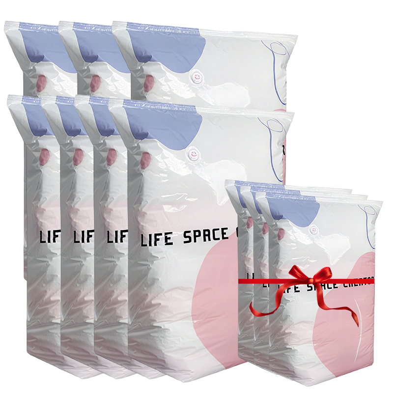 🧳 50% Off | No-Pump Vacuum Storage Bags – Just Press to Save 80% Space! 💨