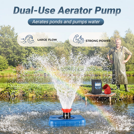 🐟 50% Off  2-in-1 Pond Aerator & Pump 💧
