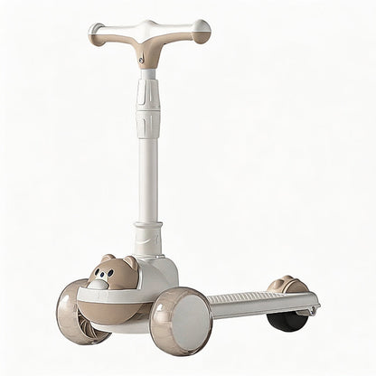 🛴 Anti-Tip Kick Scooter for Kids with Light-Up Wheels – Safe, Stable and Fun for Outdoor Play ✨