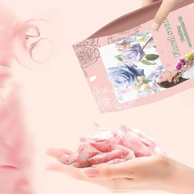 🌸 Floral Camphor Balls – Insect Repellent and Mildew Proof Wardrobe Freshener ✨