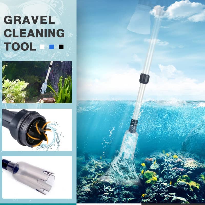🐠 50% OFF Today | Electric Aquarium Gravel Cleaner - Keep Water Crystal Clear