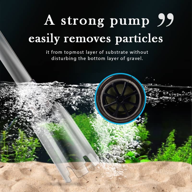 🐠 50% OFF Today | Electric Aquarium Gravel Cleaner - Keep Water Crystal Clear