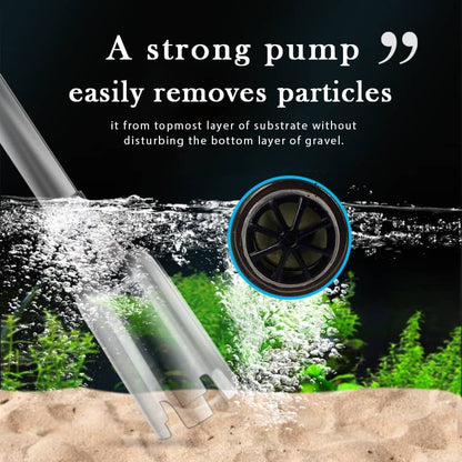 🐠 50% OFF Today | Electric Aquarium Gravel Cleaner - Keep Water Crystal Clear
