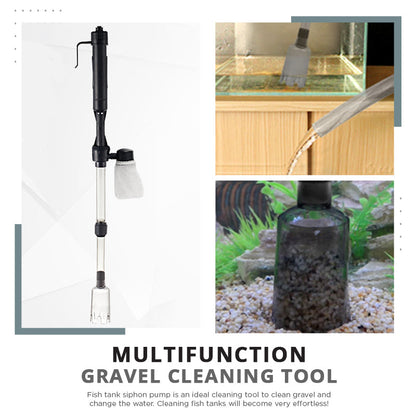 🐠 50% OFF Today | Electric Aquarium Gravel Cleaner - Keep Water Crystal Clear