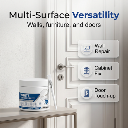 ✨ 50% Off – White Furniture Touch-Up Paste with Brush 🖌️